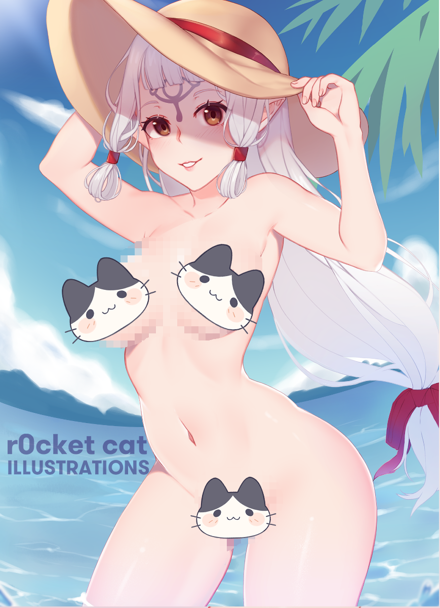 Beach Impa NSFW | Print - r0cketcat Illustrations
