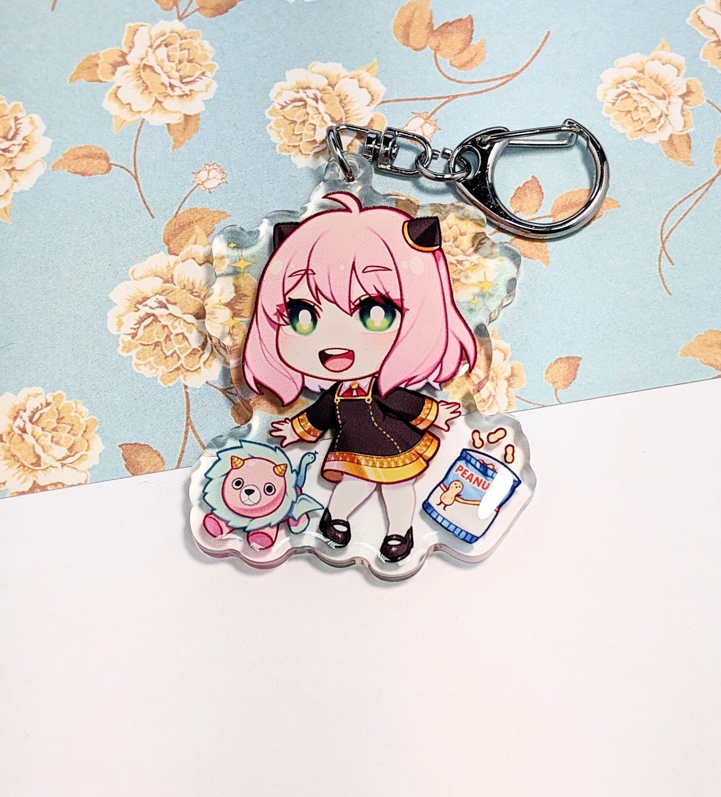 Anya Forger | Keychain - r0cketcat Illustrations
