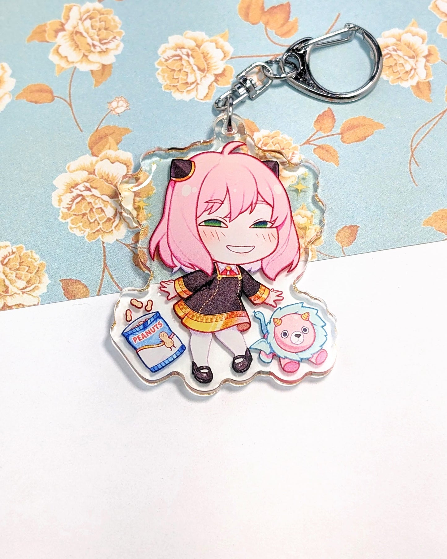 Anya Forger | Keychain - r0cketcat Illustrations