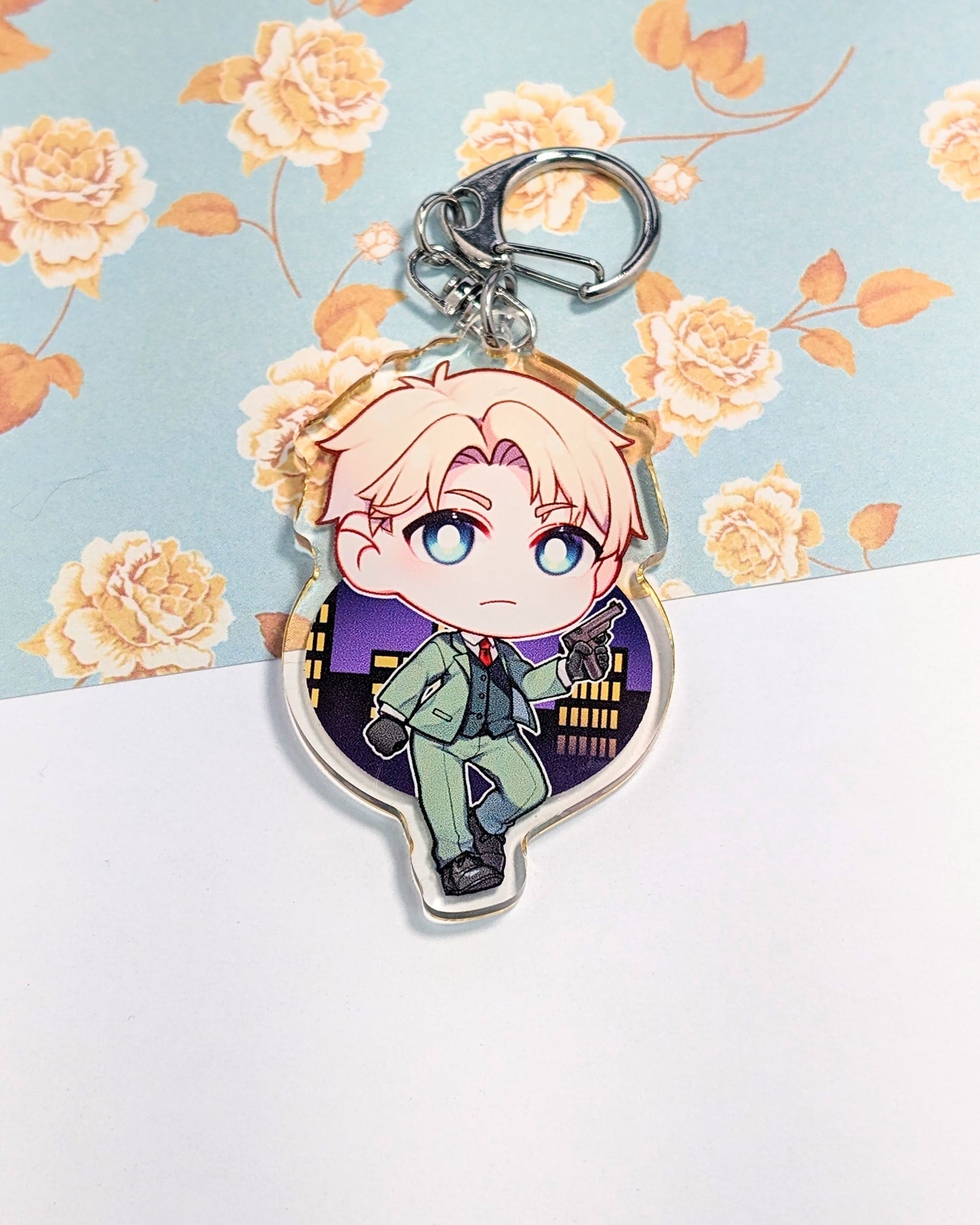 Loid Forger | Keychain - r0cketcat Illustrations