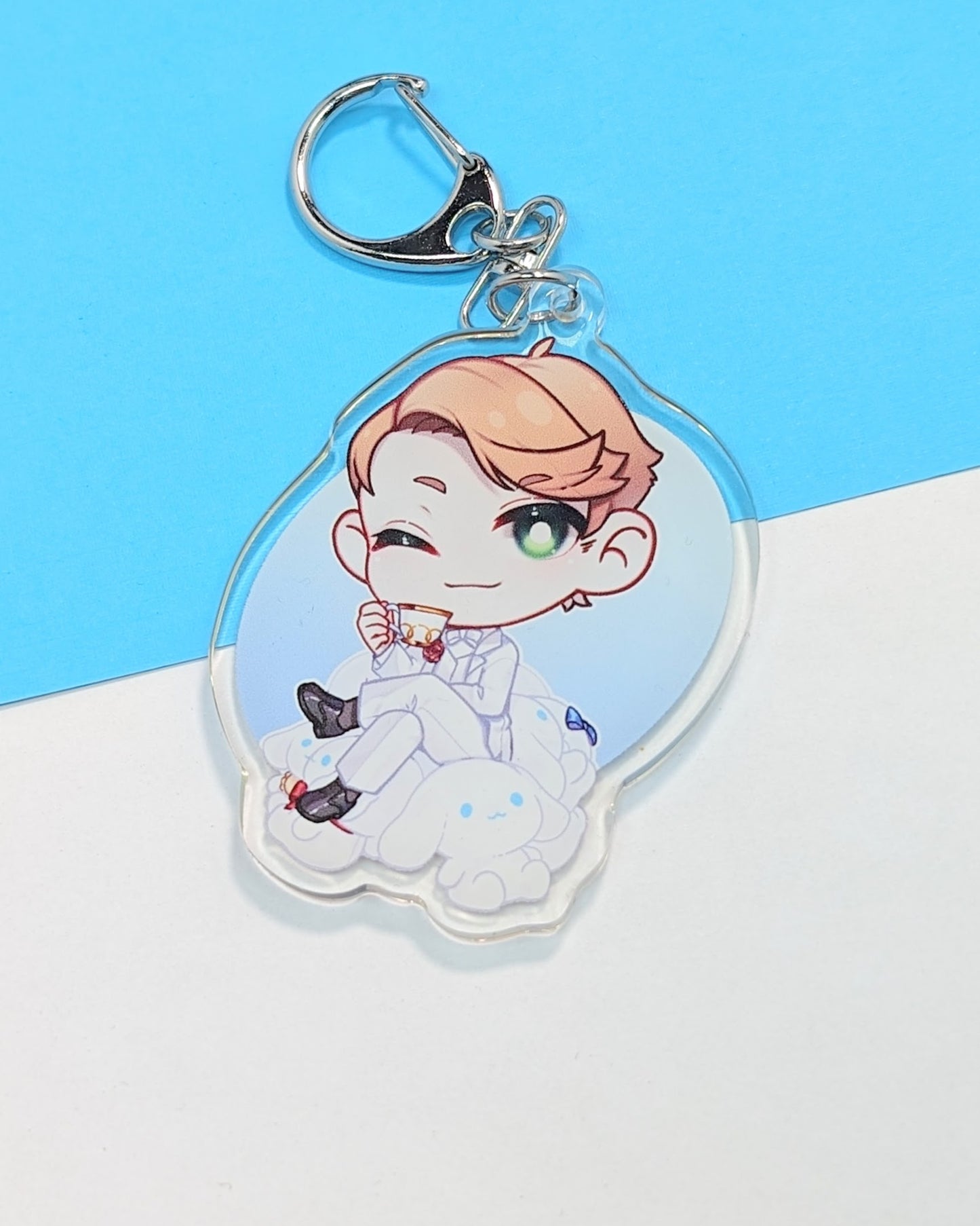 Cdawg | Keychain - r0cketcat Illustrations
