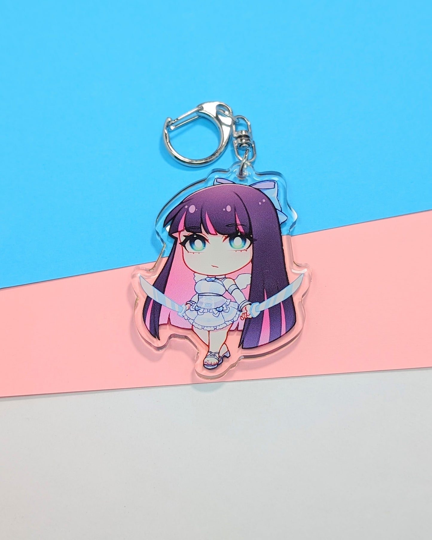 Stocking |Keychain - r0cketcat Illustrations