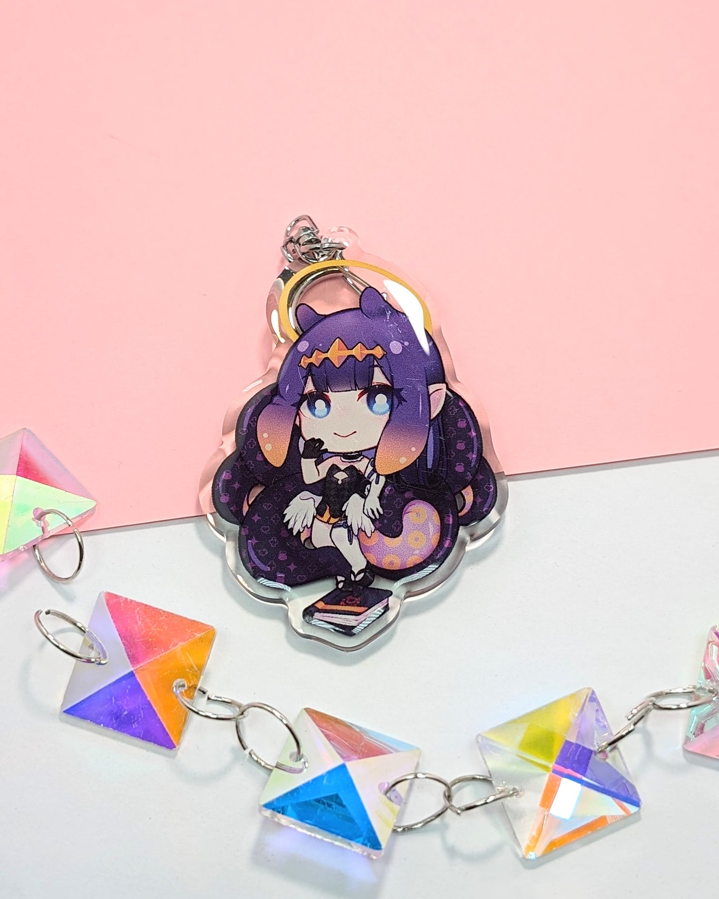 Ninomae Ina'nis | Keychain - r0cketcat Illustrations