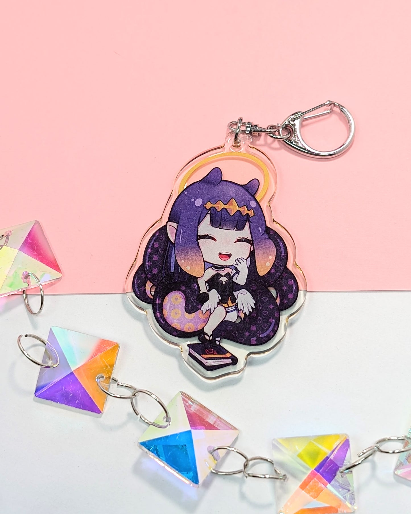 Ninomae Ina'nis | Keychain - r0cketcat Illustrations