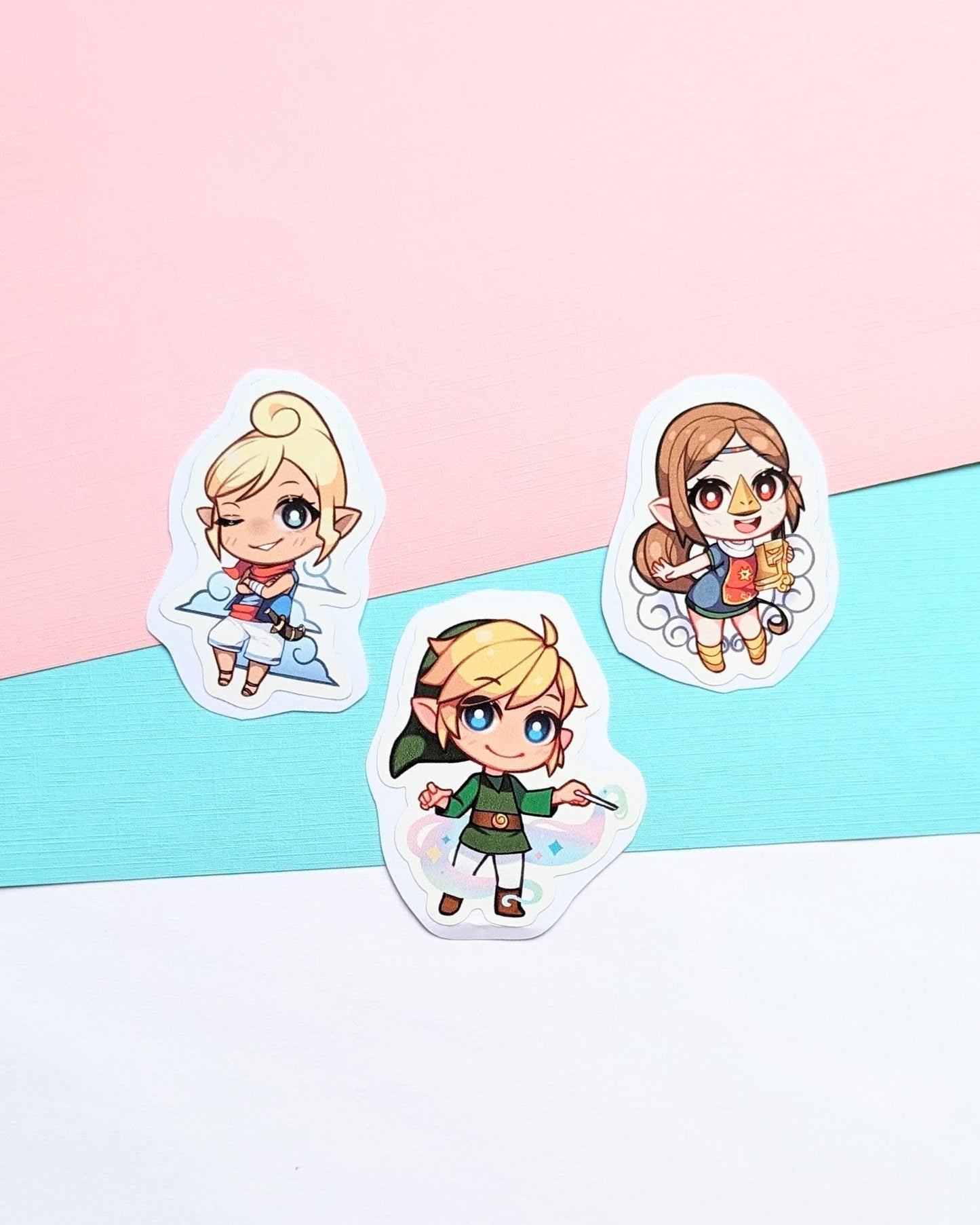 Legend of the Winds | Stickers (3) - r0cketcat Illustrations