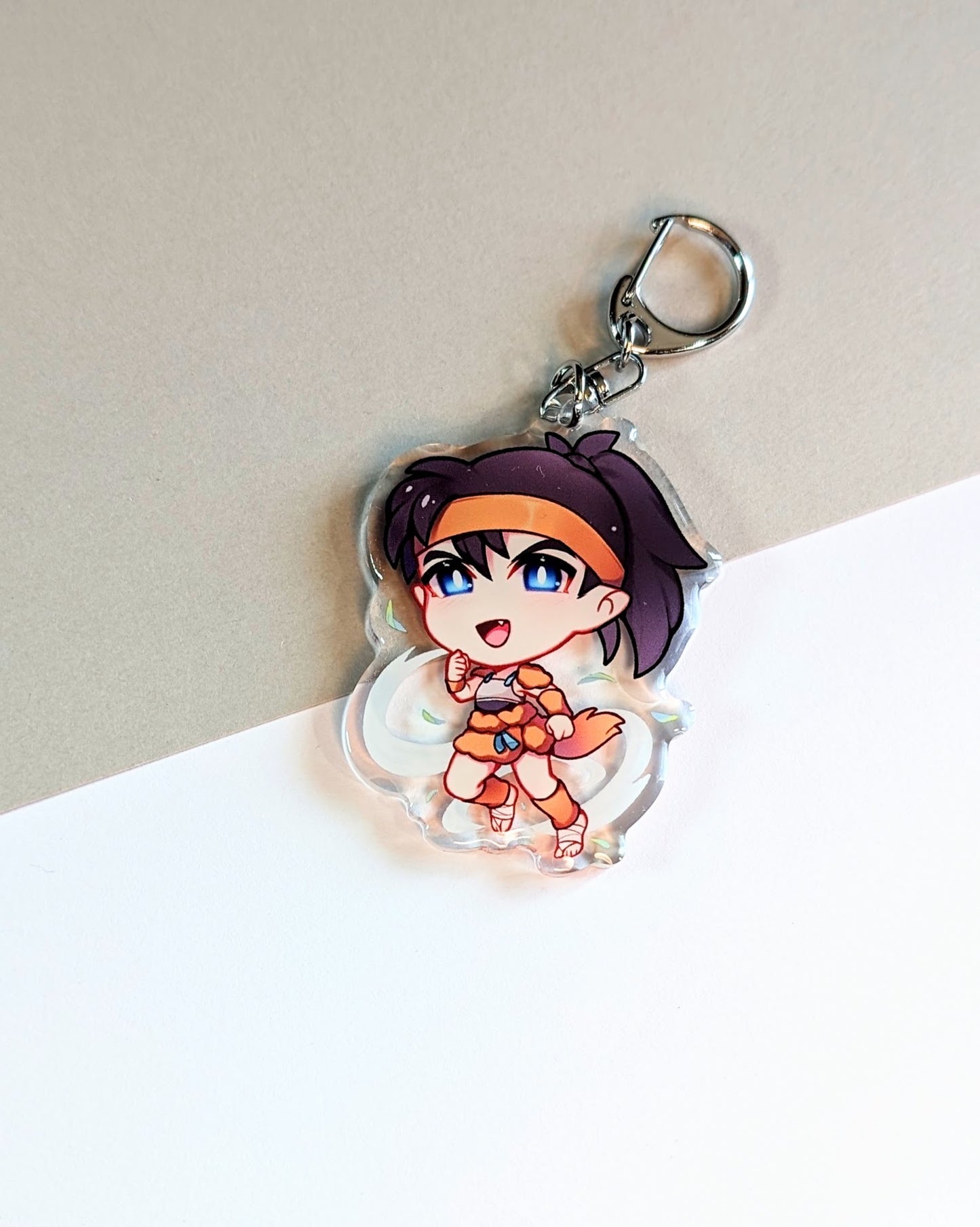 Koga | Keychain - r0cketcat Illustrations