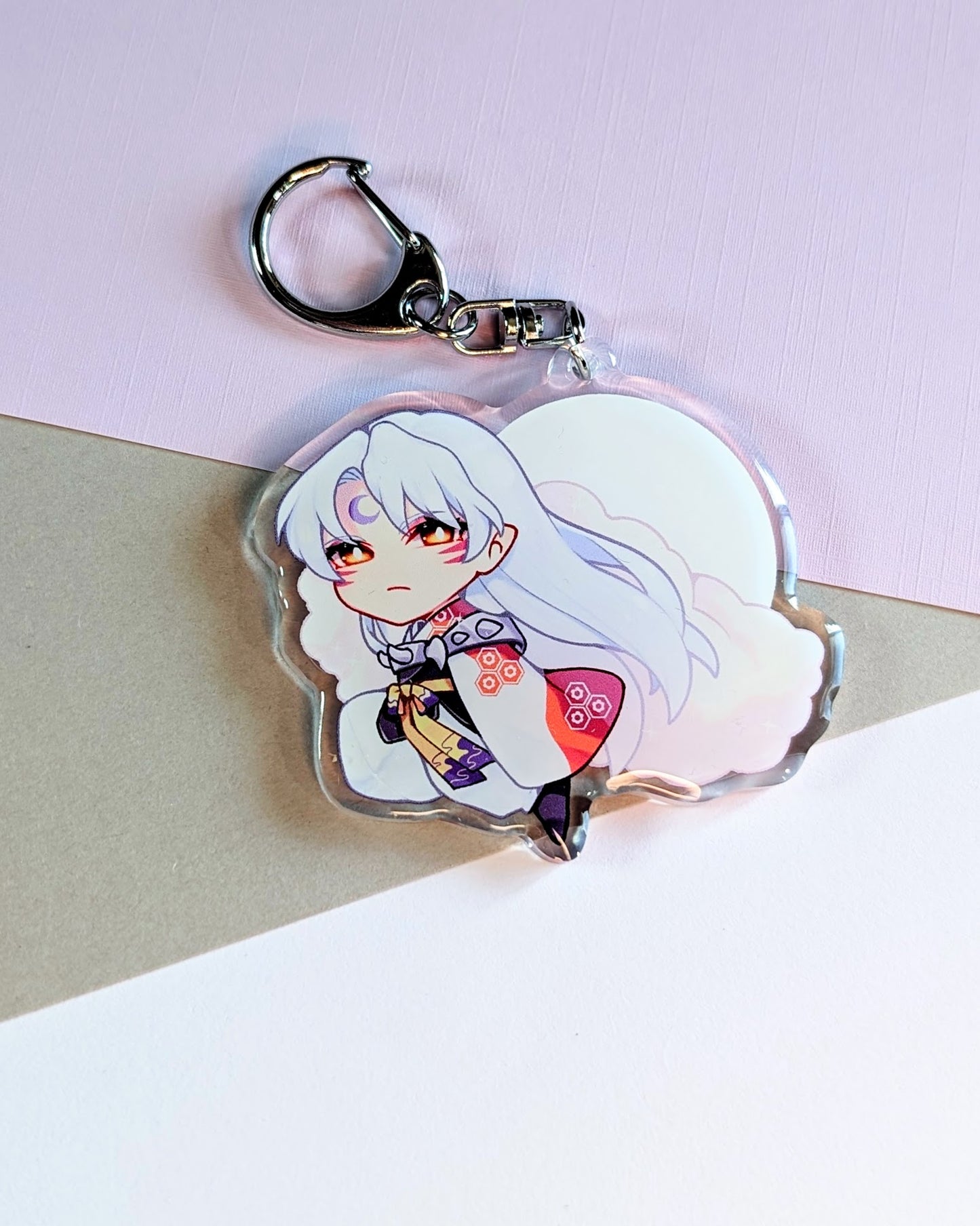 Sesshomaru | Keychain - r0cketcat Illustrations