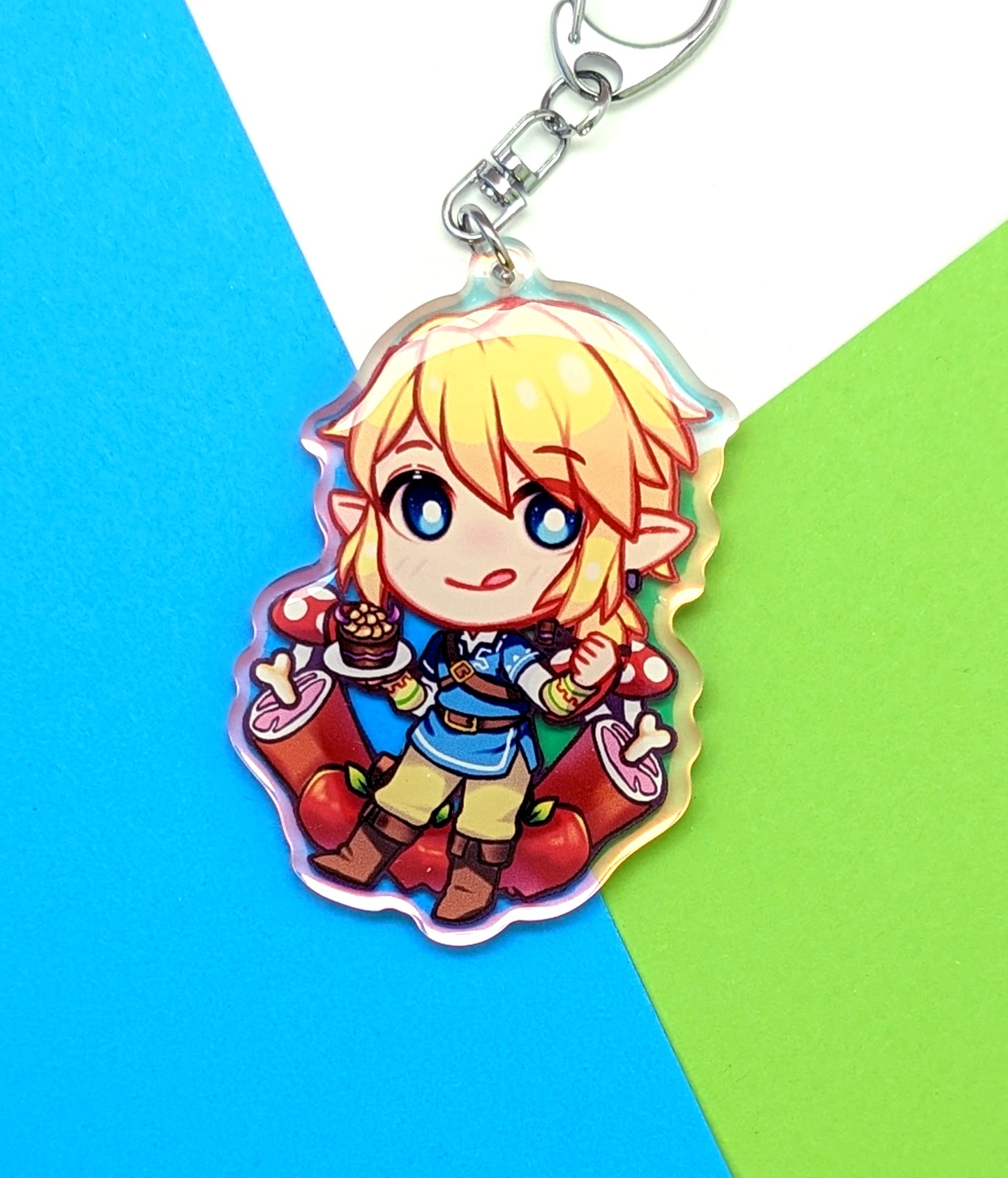 Of the Wild Hero | Keychain - r0cketcat Illustrations