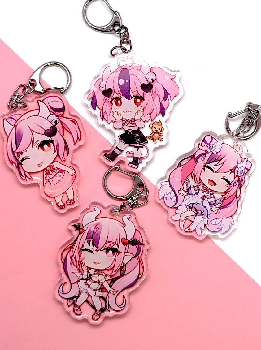 Ironmouse | Acrylic Charm - r0cketcat Illustrations