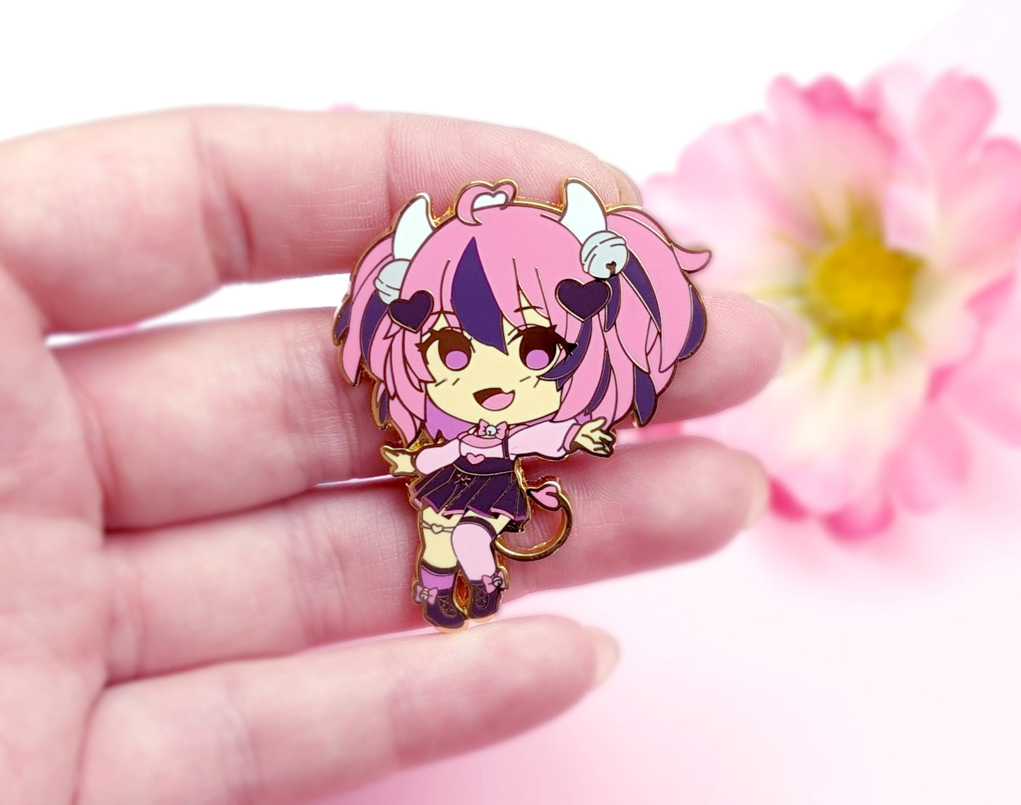Ironmouse | Enamel Pin - r0cketcat Illustrations