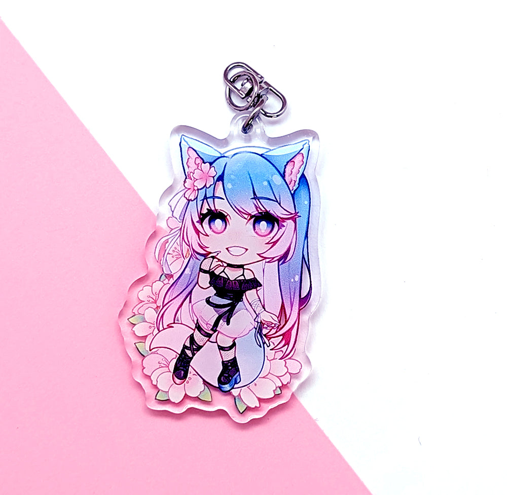 Silvervale | Keychain - r0cketcat Illustrations