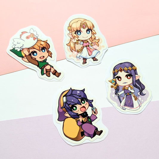 Legend of the Worlds | Stickers (4) - r0cketcat Illustrations