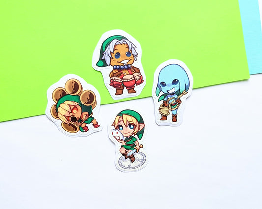 Legend of the Mask | Stickers (4) - r0cketcat Illustrations