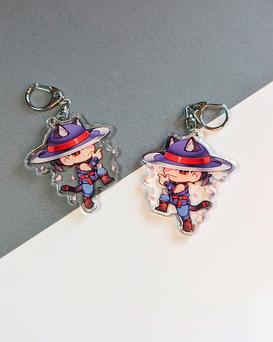 Pre-Order | Kung Lao  | Keychain - r0cketcat Illustrations