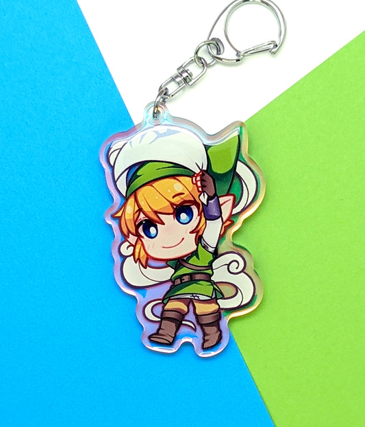 Sky Hero | Keychain - r0cketcat Illustrations