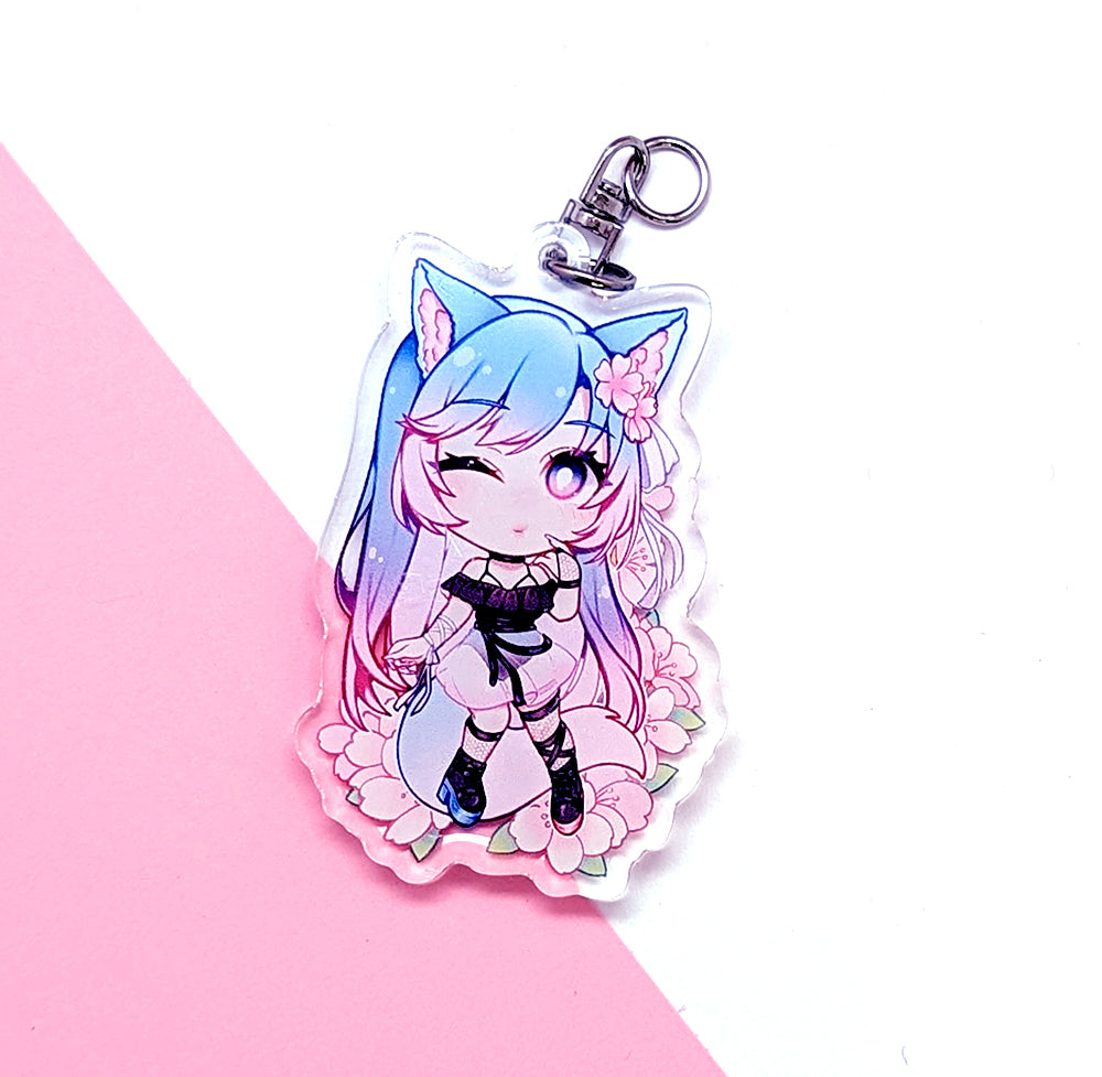 Silvervale | Keychain - r0cketcat Illustrations
